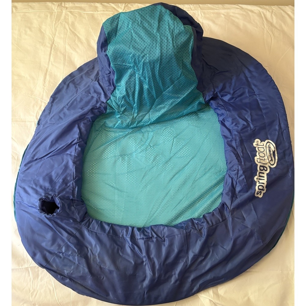 Swimways Spring Float With Backrest And‎ Cup Holder 39"